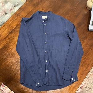 Octobre editions cotton/ linen blend large navy